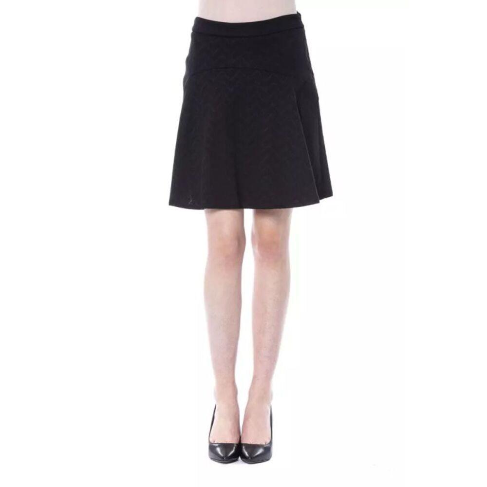 BYBLOS Black Polyester Women Women's Skirt